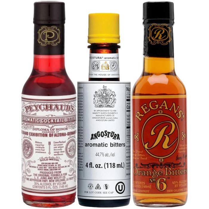 Set de Bitters Triple Play para Cócteles Old Fashioned