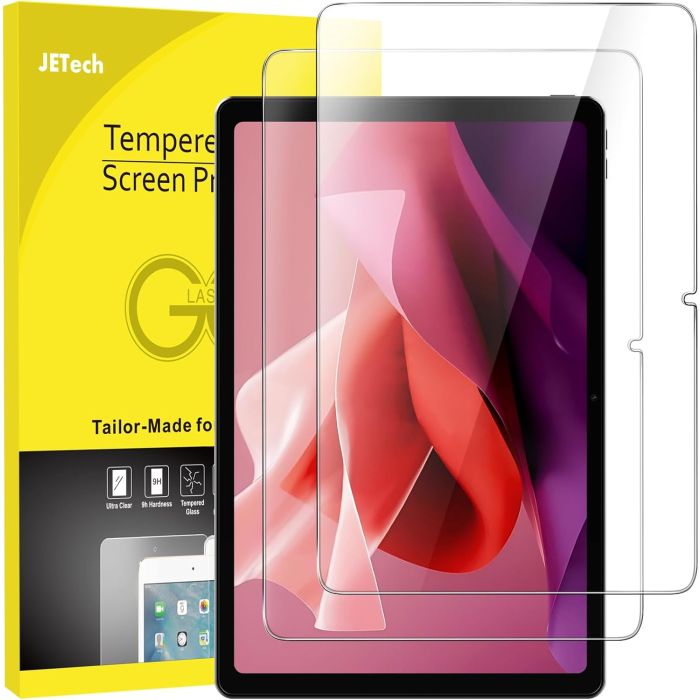Protector de Pantalla JETech para Lenovo Idea Tab Pro/Yoga Tab Plus/Tab P12, 12.7 Pulgadas, Vidrio Templado 9H, Pack de 2