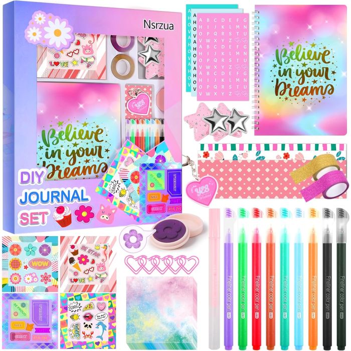 Kit Diario DIY Nsrzua para Niñas 8-14 Años