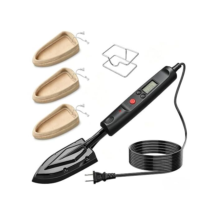 Plancha para Cantear con Pantalla LCD, Ajustable 100-220°C,