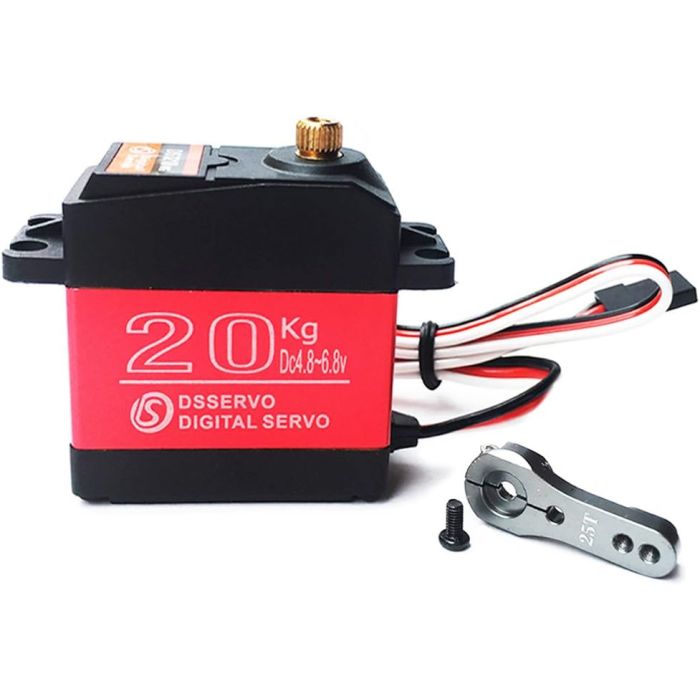 Servo Digital 20KG 270° Alto Torque Engranaje Metálico