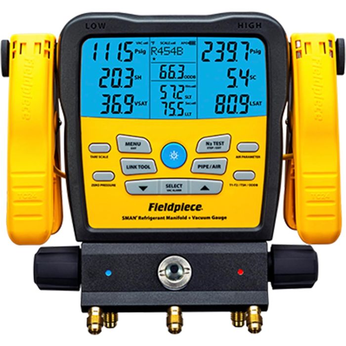 Manifold digital inalámbrico Fieldpiece SM382V para HVAC