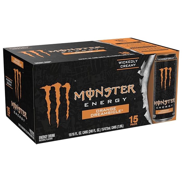 Monster Energy Orange Dreamsicle, bebida energética, 16 oz (