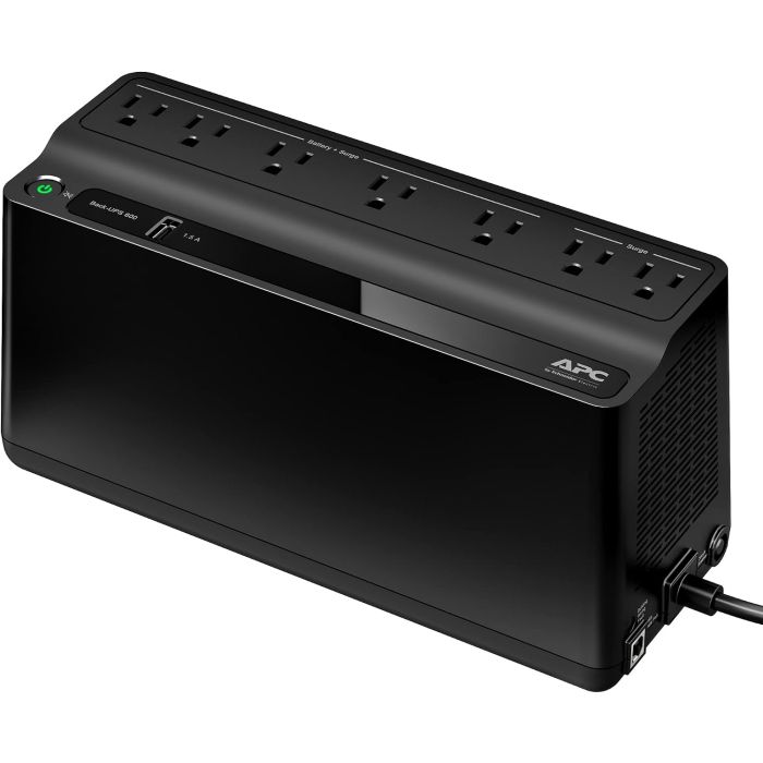 APC UPS 600VA / 330W BE600M1 - Batería de Respaldo y Protector de Sobretensión