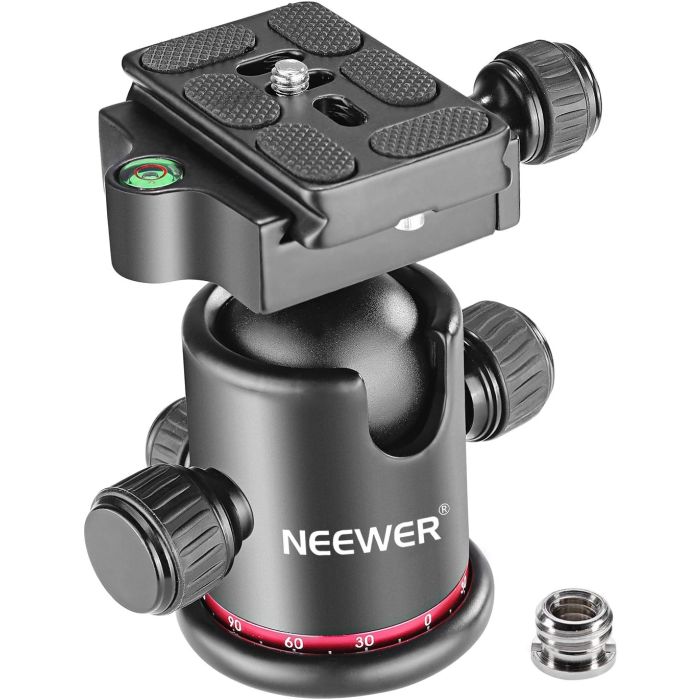 Cabezal panorámico giratorio profesional Neewer 360° metálico
