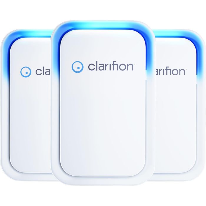 Clarifion - Ionizadores de Aire para Hogar (Paquete de 3)