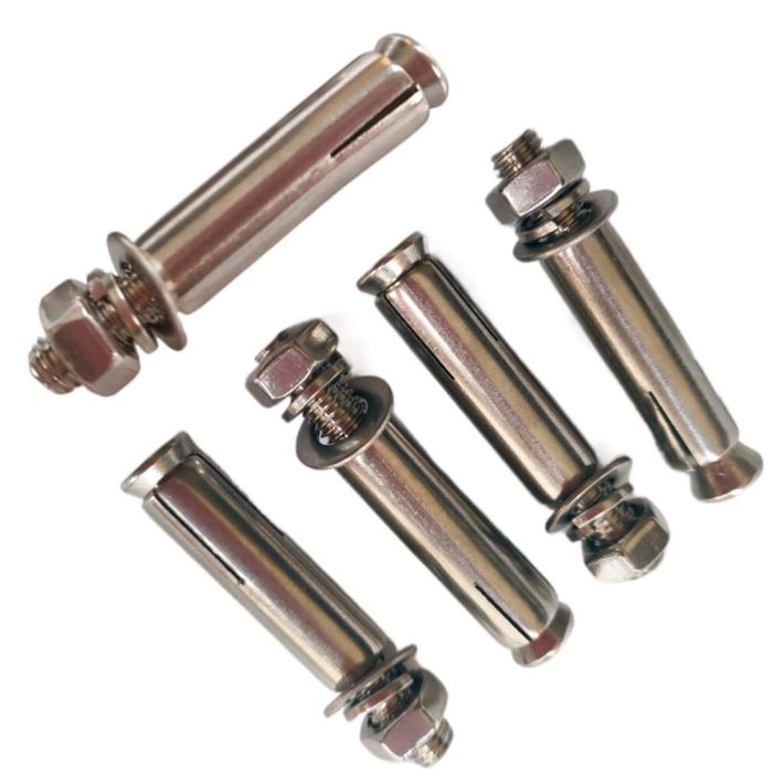 Tornillos de expansión de acero inoxidable M6x60mm Pack de 5
