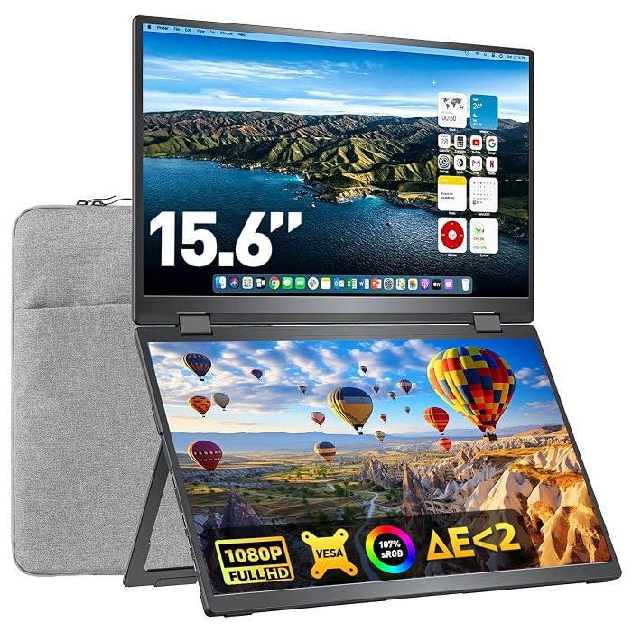 Monitor Portátil Extensor 15.6 FHD IPS HDMI USB-C Compatible