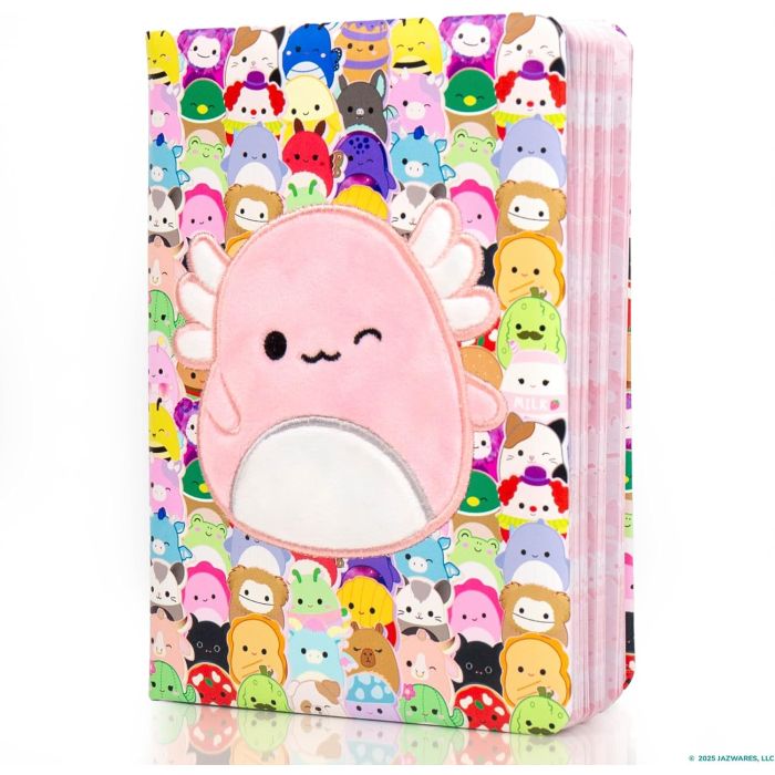 Squishmallows Original Archie Axolotl Diario Squishy 80 Páginas
