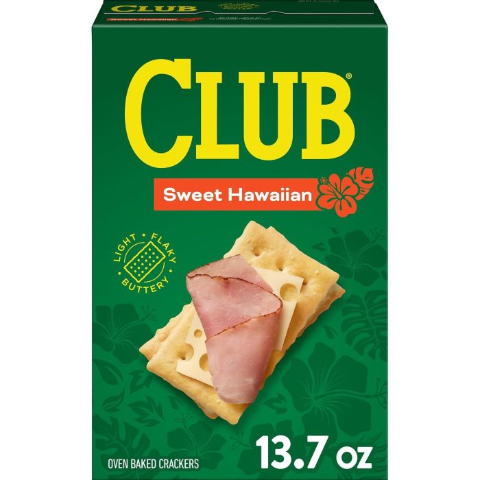 Galletas Club Crackers Sabor Sweet Hawaiian 13.7 oz