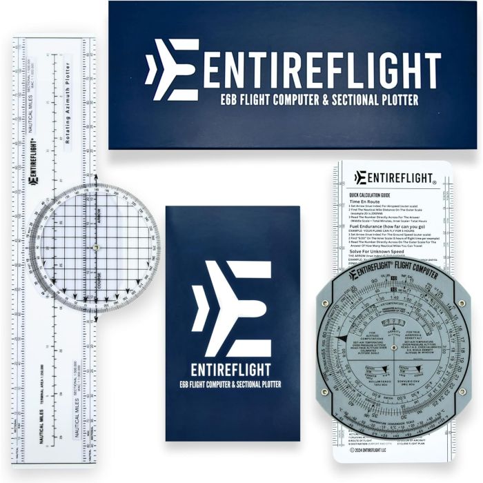 EntireFlight - Computadora de Vuelo E6B, Plotter y Manual