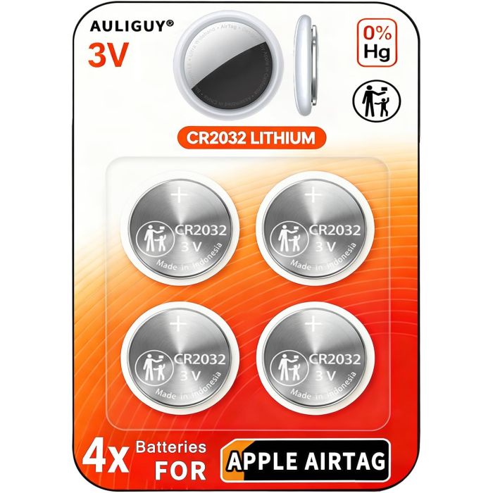Baterías de Repuesto para Apple AirTag CR2032 4 Pack