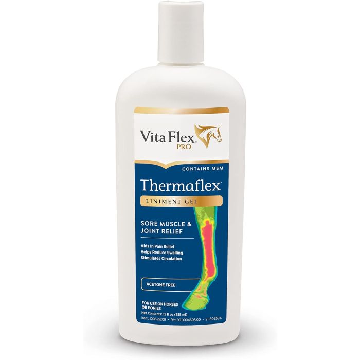 Vita Flex Thermaflex Liniment Gel 12 oz para Caballos