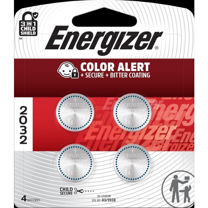 Pilas 2032 Litio 3V Pack 4 Unidades Energizer