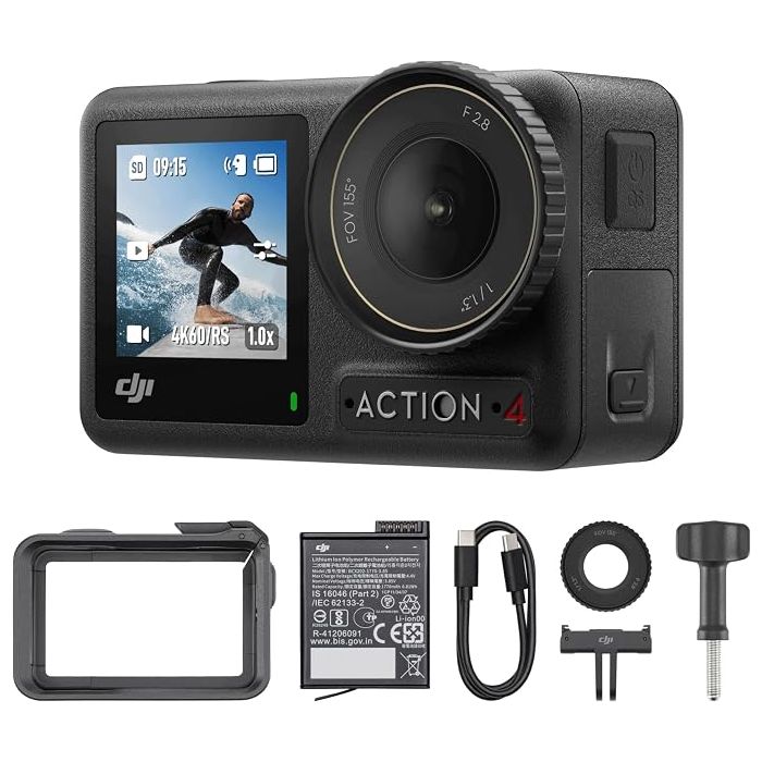 DJI Osmo Action 4 Essential Combo Cámara Acción 4K/120fps