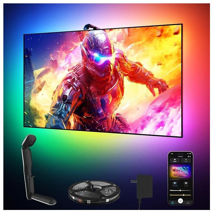 Tira LED TV para 32 a 50 Pulgadas con Cámara y Control por A