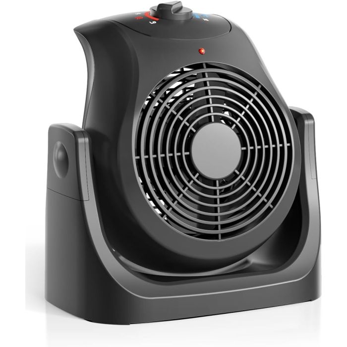 Calefactor Eléctrico Portátil 2 en 1 Ventilador 1500W 110V