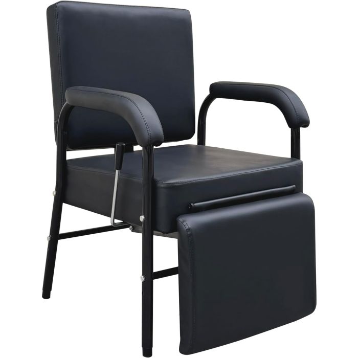 Silla de Champú Reclinable con Altura Ajustable para Salón