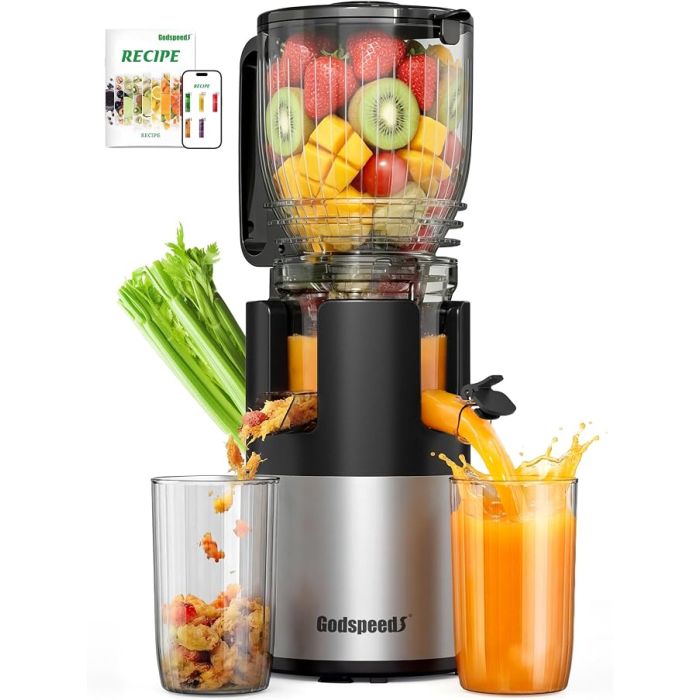 Extractor de Jugos Prensado en Frío Boca Ancha 5.8" 300W 120