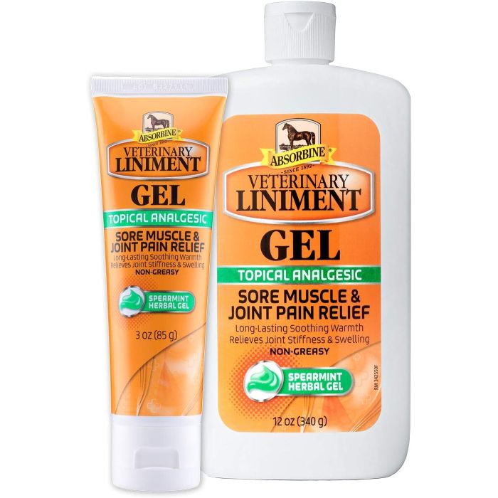Absorbine Gel Linimento Veterinario con Mentol para Caballos