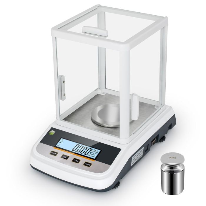 Balanza Analítica de Laboratorio 500g x 0.001g Precisión Digital