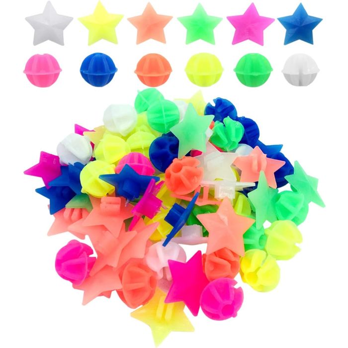 Beads decorativas para radios de bicicleta multicolor
