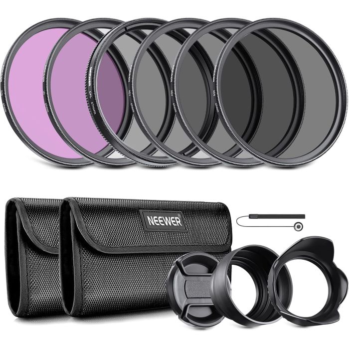 Kit de filtro para lente 67mm NEEWER compatible con Canon Nikon Sony Panasonic