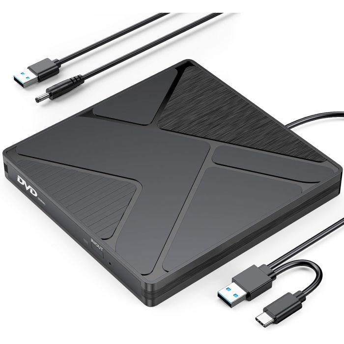 Grabadora externa de CD/DVD USB 3.0 para laptop