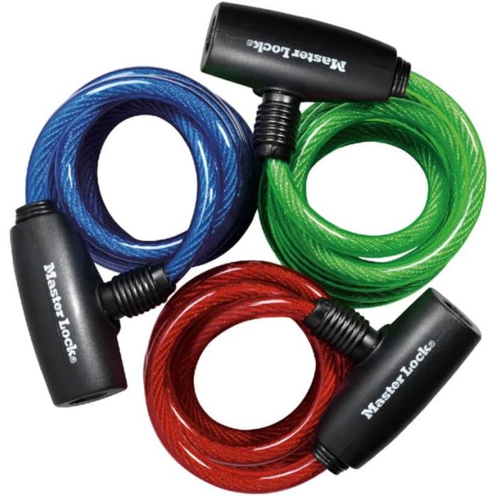 Candados para bicicleta Master Lock 3 unidades 6 ft