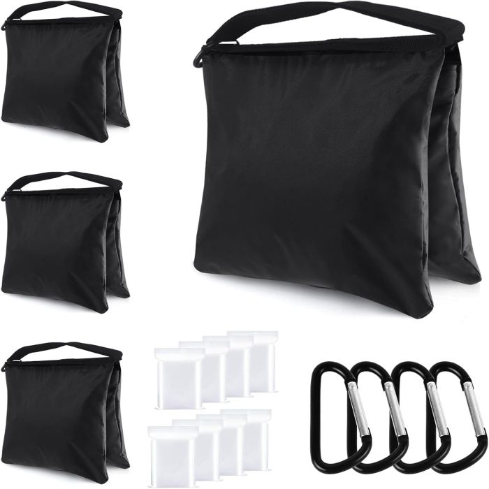 Bolsa de Contrapeso para Fotografía ABCCANOPY 4 Pzs Negra