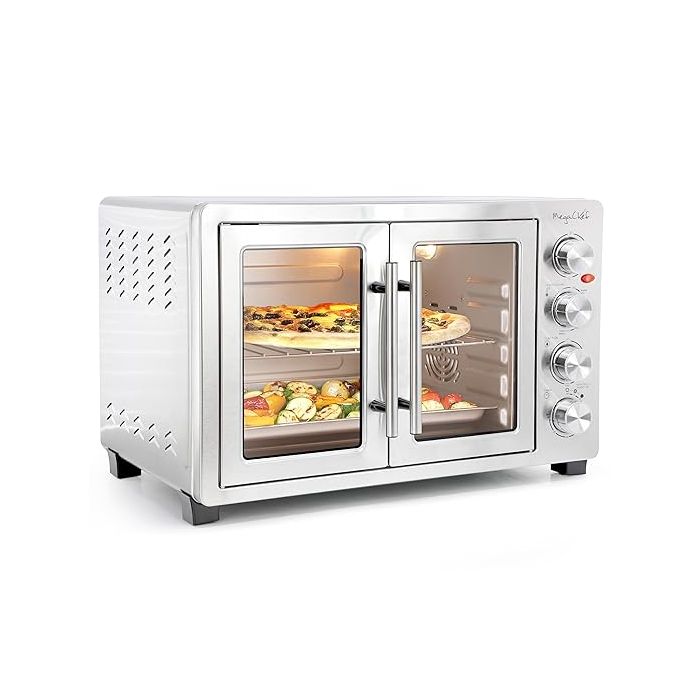 Horno eléctrico de mostrador MegaChef 47 cuartos con rotisse