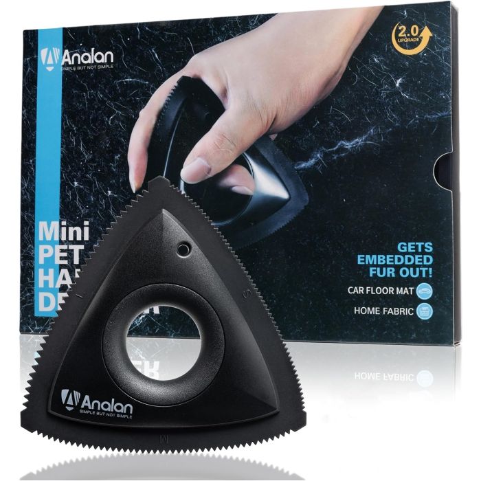 Removedor Mini de Pelos de Mascotas Triangular