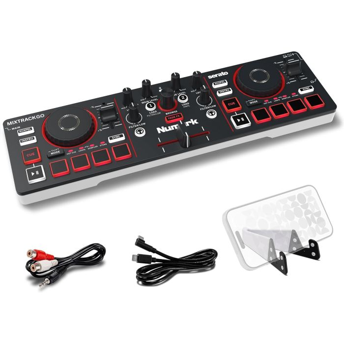Controlador DJ Numark MixTrack Go Bluetooth Compacto
