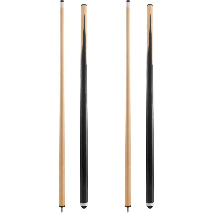 Tacos de Billar HMQQ - 42/48/58 Pulgadas - Set de 2 o 4 - Punta de Cuero 13mm