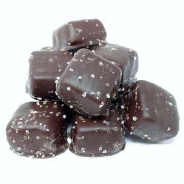 Caramelos de Chocolate Oscuro con Sal Marina Candy Retailer 1 Lb