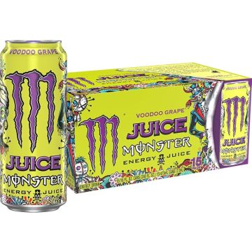 Monster Energy Juice Voodoo Grape, Bebida Energética, 16 oz
