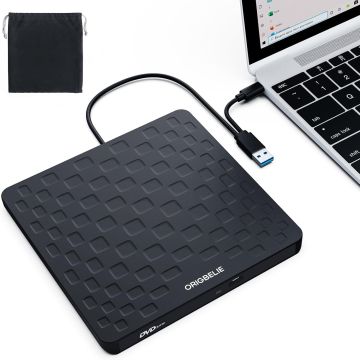 Unidad Externa Lectora y Grabadora CD DVD USB 3.0 Tipo-C