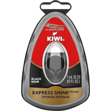KIWI Express Shoe Shine Sponge Negro Cuidado del Calzado