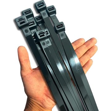 Bridas negras resistentes 20 pulgadas 40 unidades