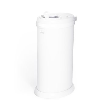 Ubbi Cubo para Pañales de Acero Blanco Control de Olores