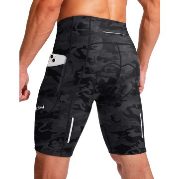 Shorts de ciclismo para hombre Bikewa con acolchado 3D