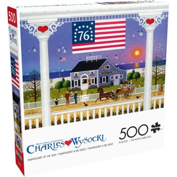 Puzzle Charles Wysocki Nantucket 500 piezas 21.25 x 15 in