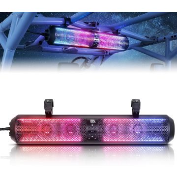 Barra de Sonido UTV KEMIMOTO 28 Pulgadas 4 Subwoofers Bluetooth LED