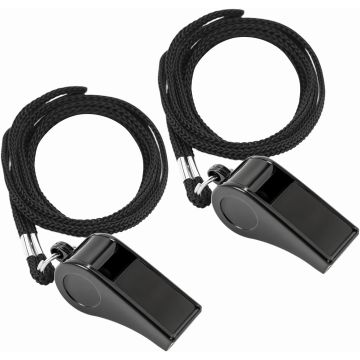 2 Silbatos deportivos con cordón, sonido fuerte y claro
