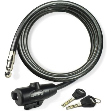 Candado para bicicleta con llave y cable de 7 pies