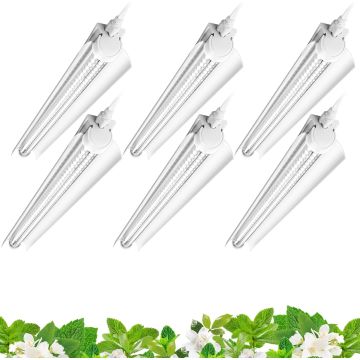 Barrina Lámparas de Cultivo LED 2FT 5000K, 144W, 6 Unidades