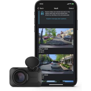 Garmin Dash Cam™ Mini 3, Cámara de Seguridad Compacta 1080p