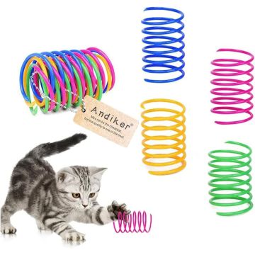 Juego de 12 resortes creativos para gato Andiker