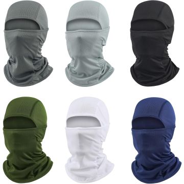 6 Piezas Pasamontañas con Protección UV para Hombre y Mujer