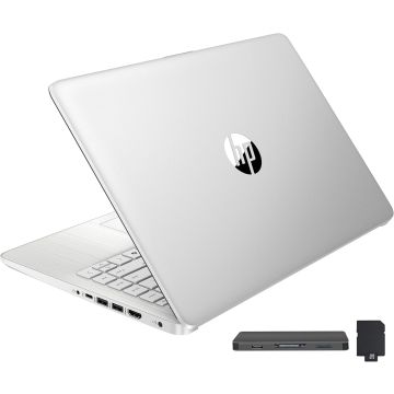 HP Stream 14" HD, Intel Celeron N150, 16GB RAM, 288GB, Win 11, Plata